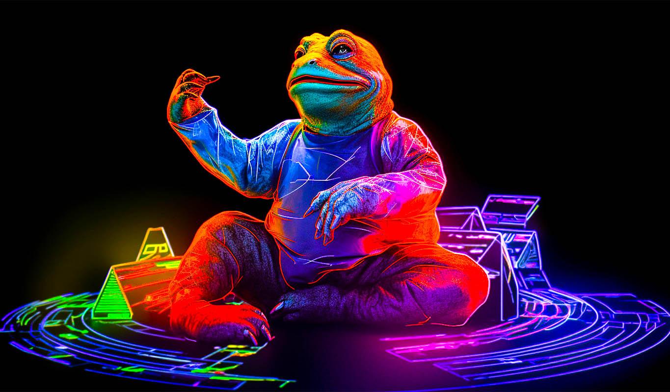 PEPE Memecoin在Coinbase上市后一周内涨幅达94%